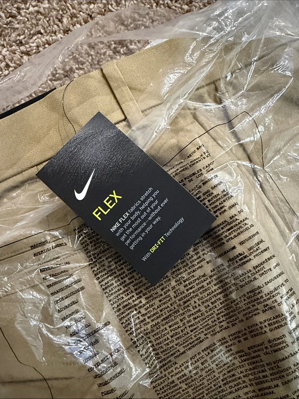 Nike Men's Tan Classic Chino Pants